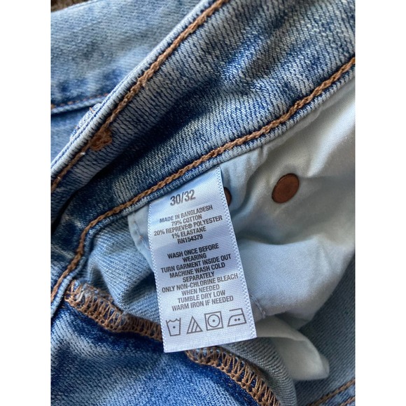 Aeropostale Lightwash Distressed Skinny Jeans Sz 30/32 - Picture 5 of 8